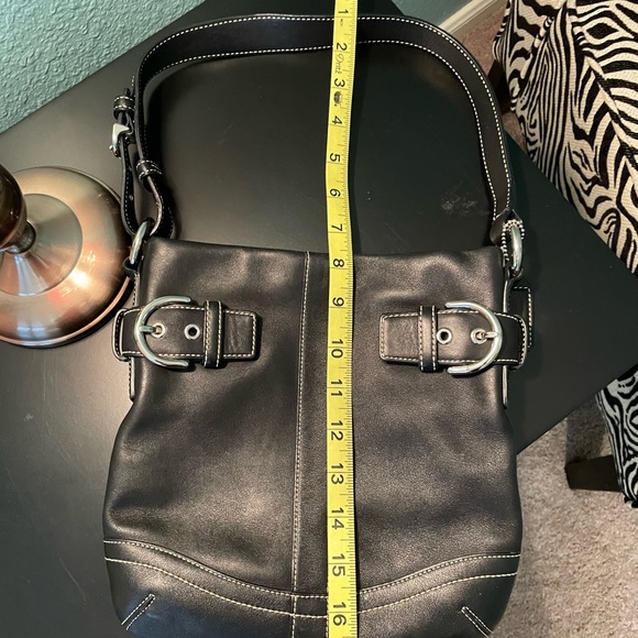 Small Black Coach Purse. EUC - Picture 5 of 6